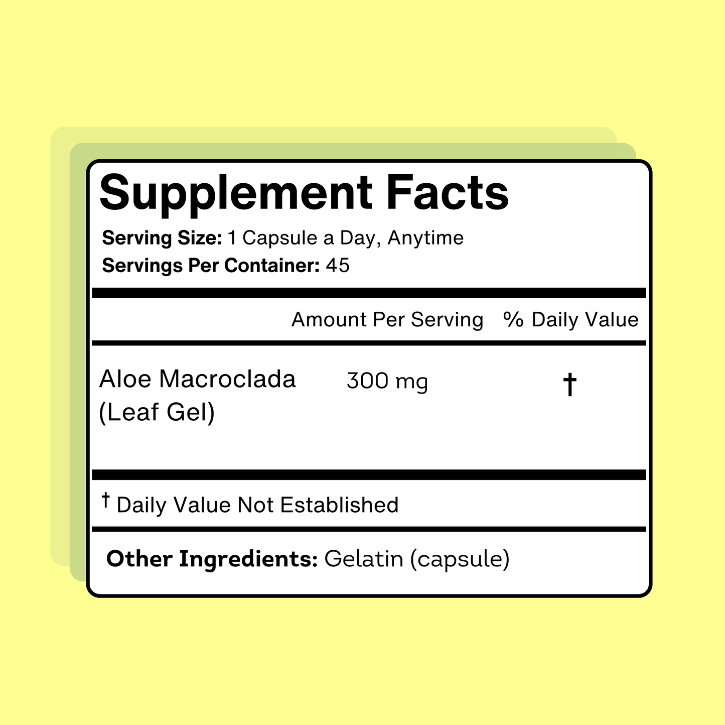 The Evergene - Wildcrafted Aloe Macroclada - 45 Day Supply