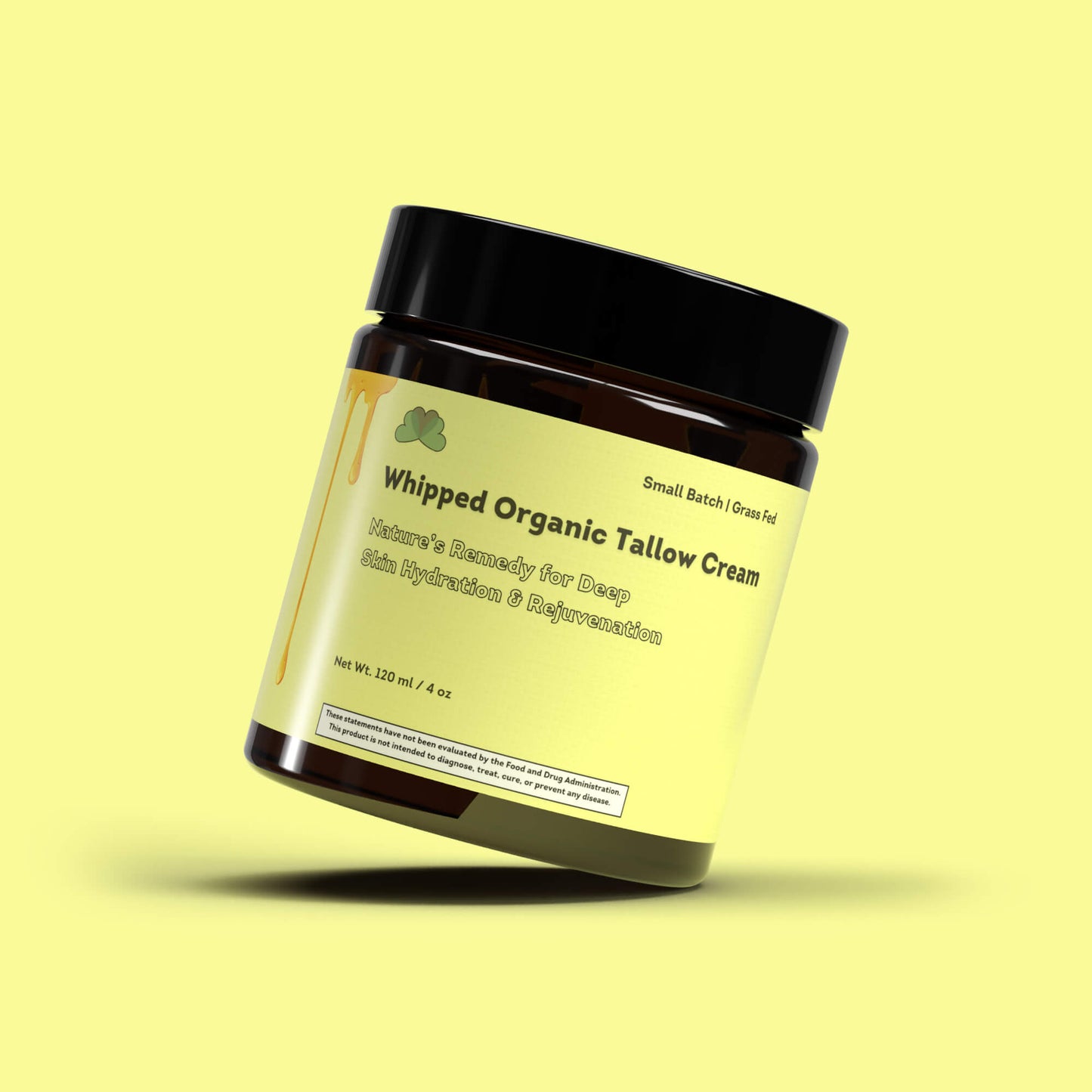 Whipped 100% Grass-fed Beef Tallow Cream | 4oz