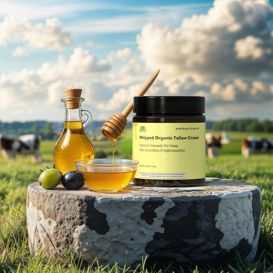 Whipped 100% Grass-fed Beef Tallow Cream | 4oz
